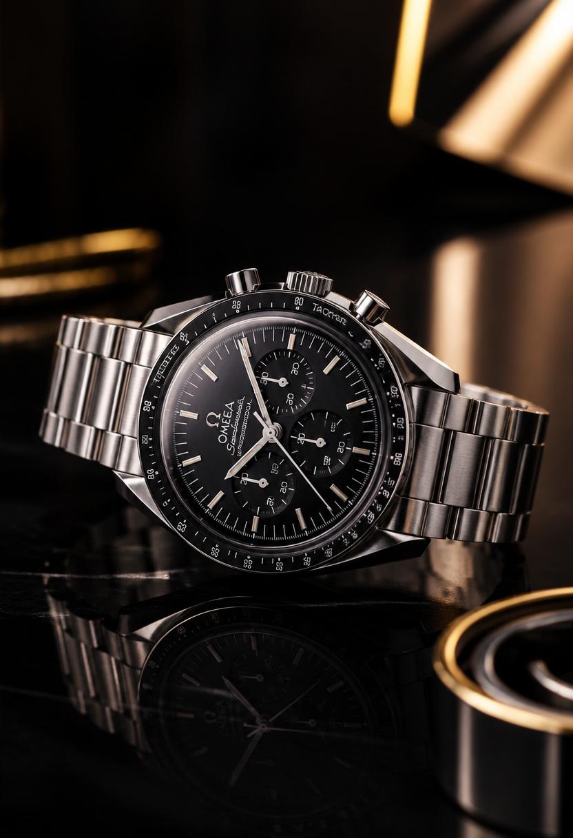 Luxury chronograph wristwatch